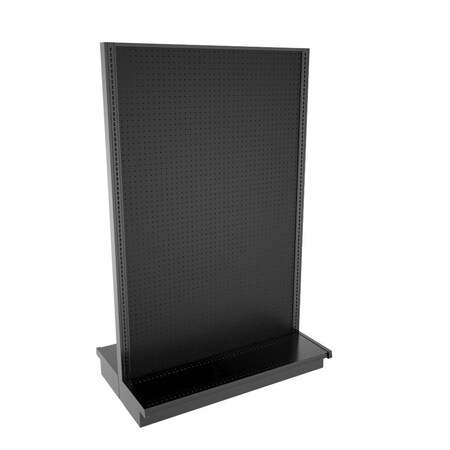 Lozier Gondola Island Display Starter, Black 48W 78H 13D P413T-ST